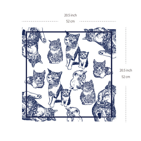 Cat Cotton Bandana
