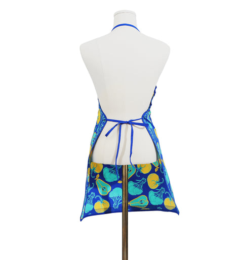 Screen-Printed Lightweight Adjustable Cotton Apron