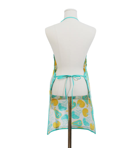 Screen-Printed Lightweight Adjustable Cotton Apron