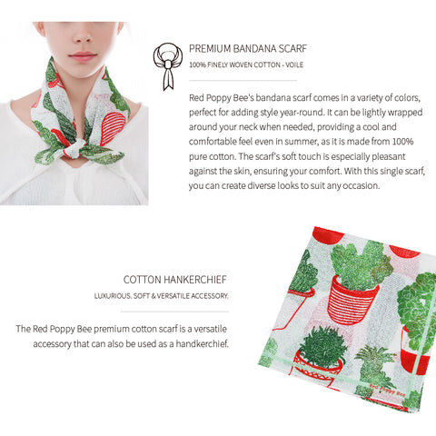 Cactus Cotton Bandana