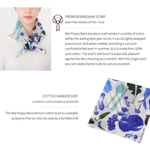 Vegetable Cotton Bandana