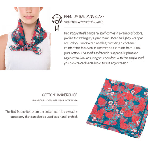 Strawberry Cotton Bandana