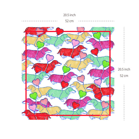 Dachshund Cotton Bandana