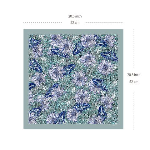 Daisy Butterfly Cotton Bandana