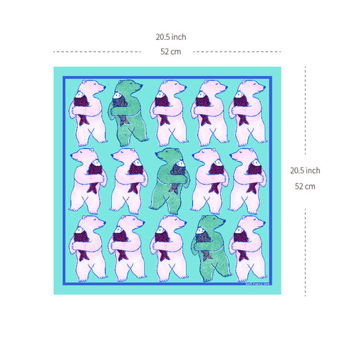 Polar Bear Cotton Bandana