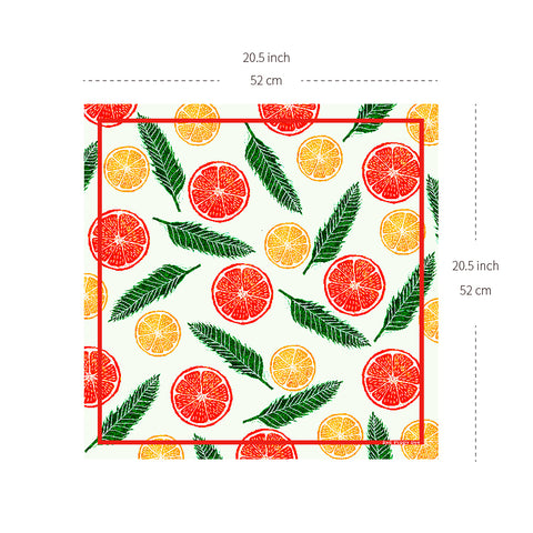 Grapefruit Orange Cotton Bandana