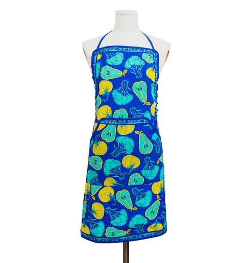 Screen-Printed Lightweight Adjustable Cotton Apron
