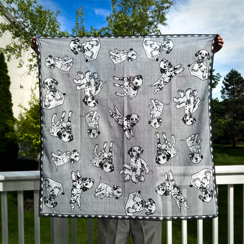 Dalmatian Cotton Large Square Scarf
