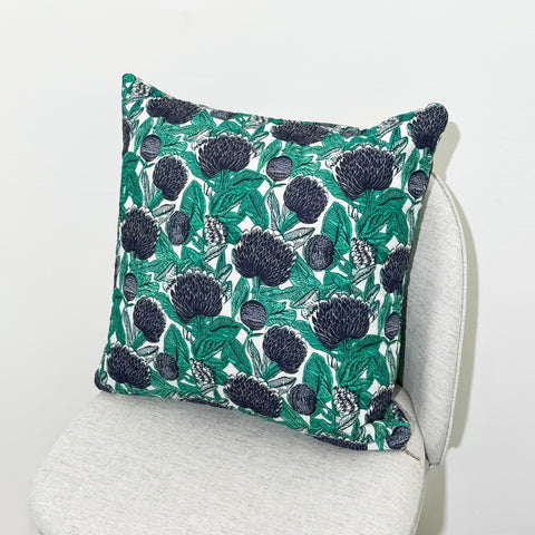 Pom Pom Bloom Quilted Cushion Cover
