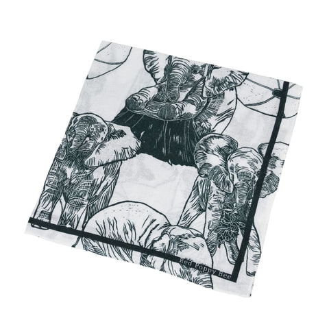 Elephant Cotton Bandana