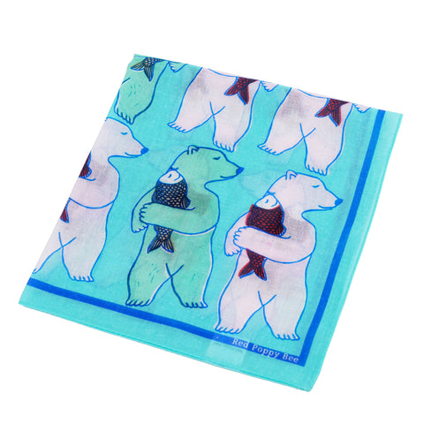 Polar Bear Cotton Bandana