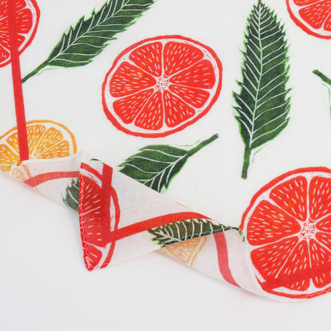 Grapefruit Orange Cotton Bandana
