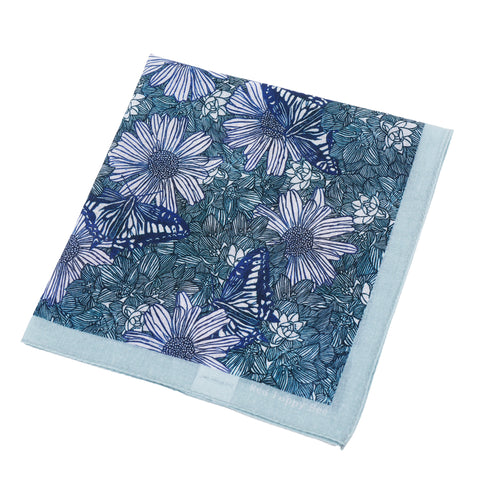 Daisy Butterfly Cotton Bandana