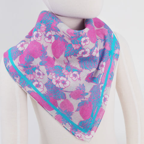 Soft Strawberry Cotton Bandana