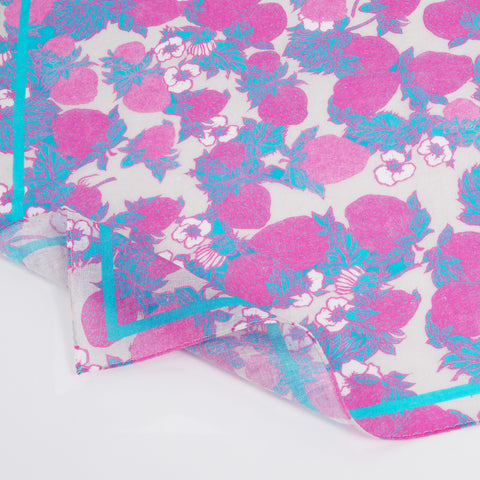 Soft Strawberry Cotton Bandana