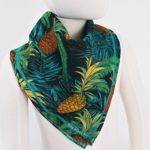 Pineapple Cotton Bandana