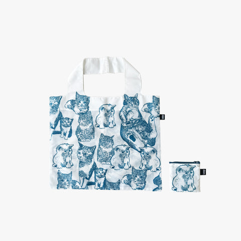 Cat Blockprint Tote Bag LOQI Limited Edition